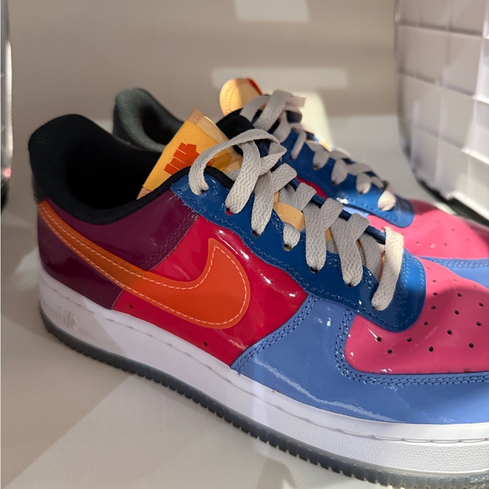 Nike Undefeated Sneakers with Orange and Blue Accents